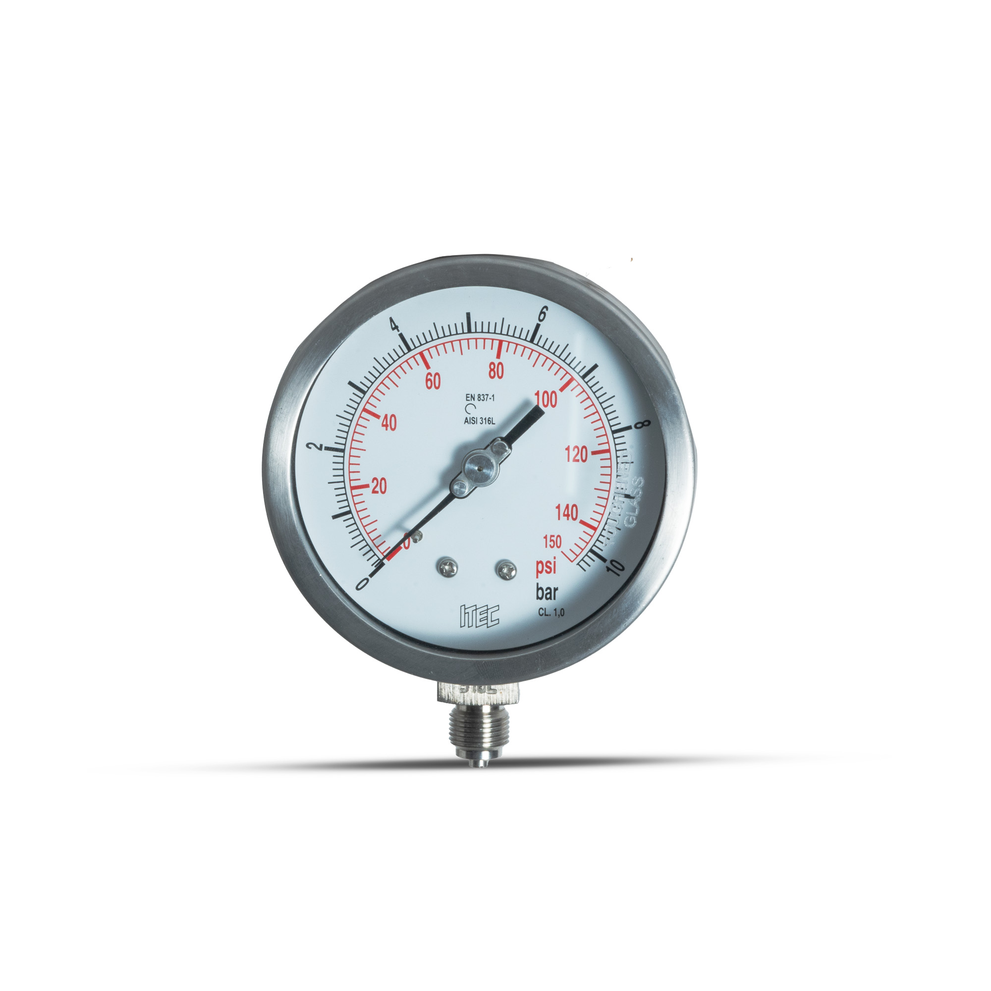 High Pressure Gauge 10 Bar